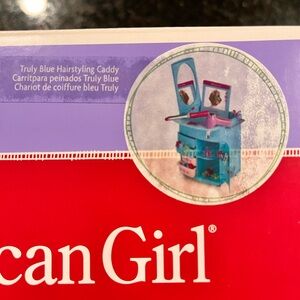 Vintage American Girl hair styling caddy